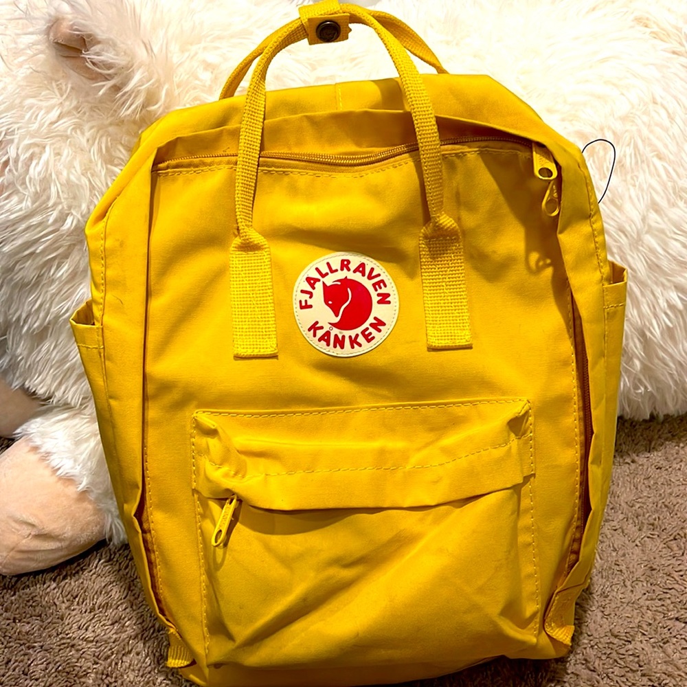 Fjallraven Kanken Backpack yellow